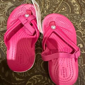 Crocs infant pink size 6 6c new baby sandals